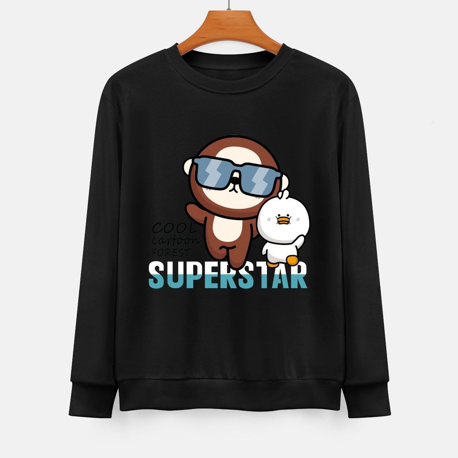 Front Patterned Long Sleeve TopSoftLine EssentialFit